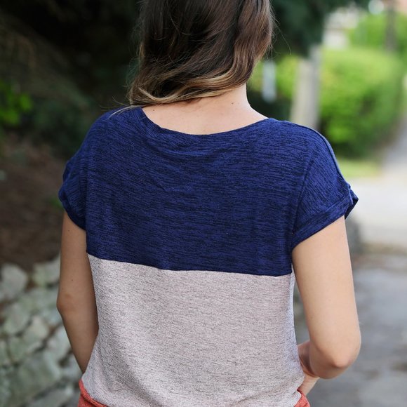 Color block tee - Picture 3 of 4